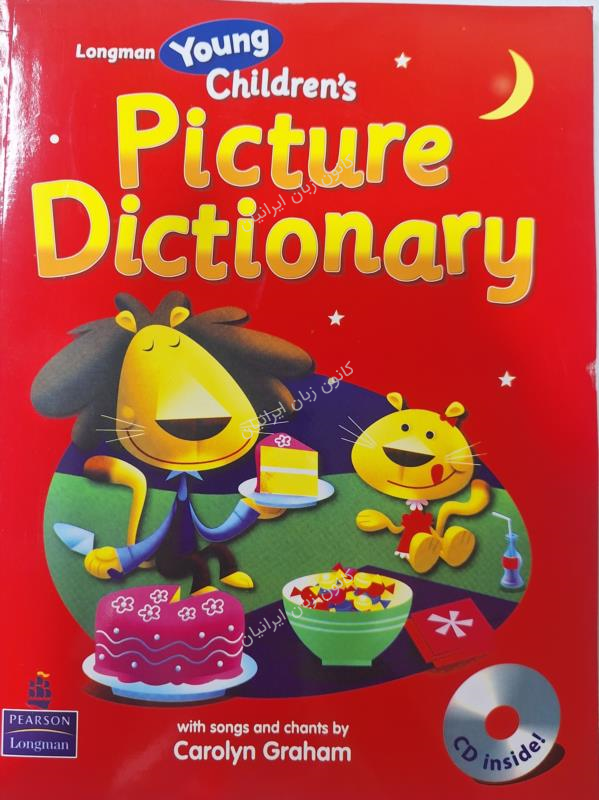 کتاب Picture dictionary قرمز